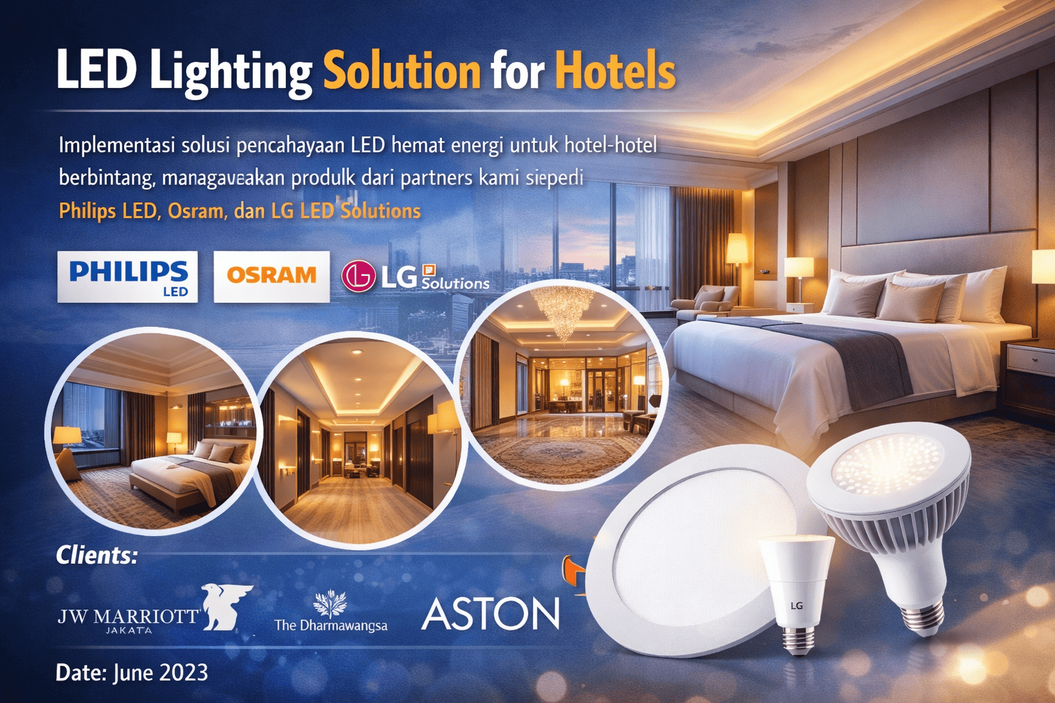 LED Lighting Solution for Hotels